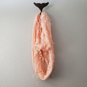 🌱2/$15 Peach Scarf Infinity